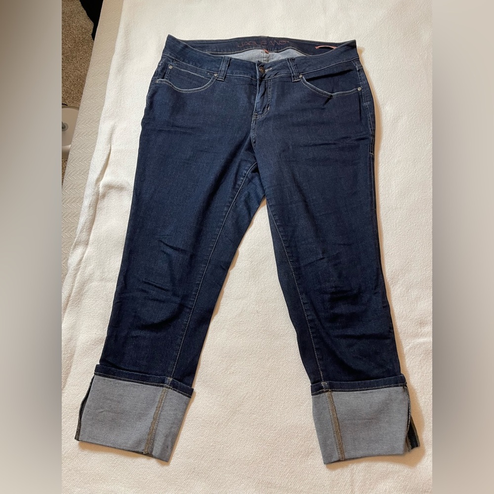 Jag Jeans MidRise Slim Ankle jean - 16W dark wash